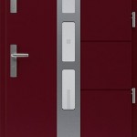 drzwi drewniano aluminiowe